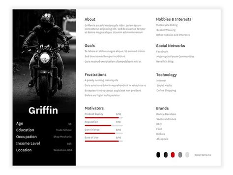 UX Persona Template Sketch freebie - Download free resource for Sketch - Sketch App Sources ...