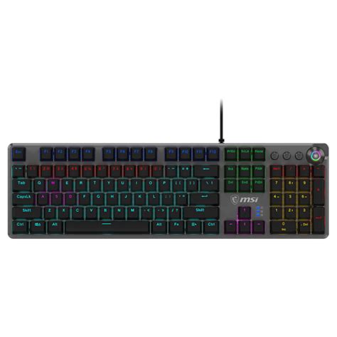 Clavier Gaming Filaire M Canique Msi Forge Gk Rgb Red Switches