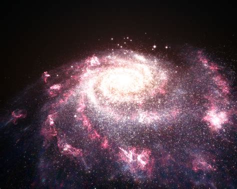 Ministry of Space Exploration: Artist's Impression of a Starburst Galaxy