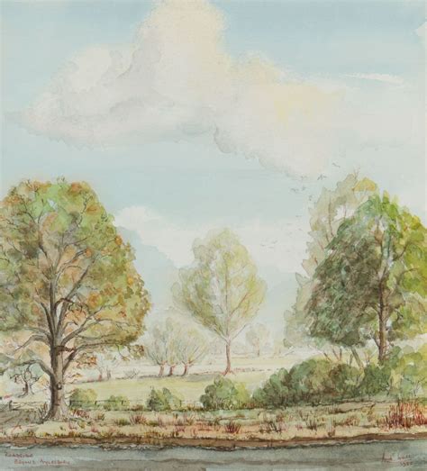 William Wall | ROADSIDE NEAR AYLESBURY, BUCKS (1985) | MutualArt