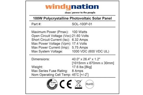 Entender Las Especificaciones De Los Paneles Solares