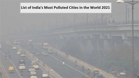 List Of Worlds Most Polluted Cities 2024