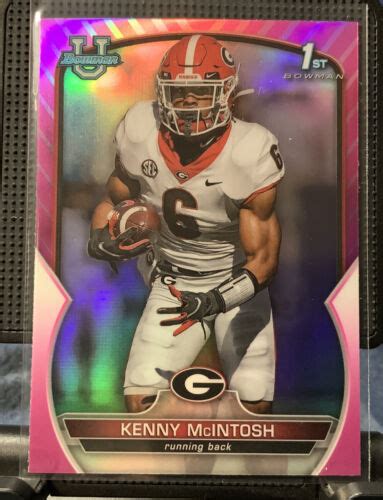 Bowman University Chrome Kenny Mcintosh St Bowman Pink Refractor