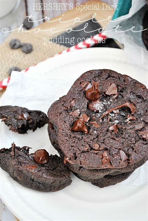 Hersheys Special Dark Triple Chocolate Pudding Cookies Recipe Recipe