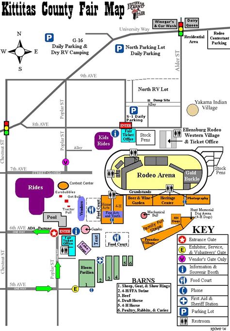 2013 Kittitas County Fair Map