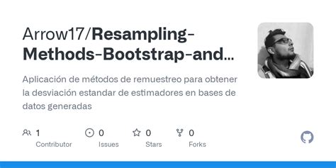 GitHub Arrow17 Resampling Methods Bootstrap and Jackknife Aplicación