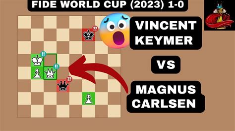 Magnus Carlsen Vs Vincent Keymer Fide World Cup 2023 Chess YouTube