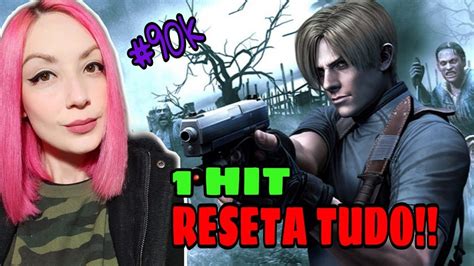 SEM TOMAR DANO 1 HIT RESETA TUDO RESIDENT EVIL 4 NO PROFISSIONAL