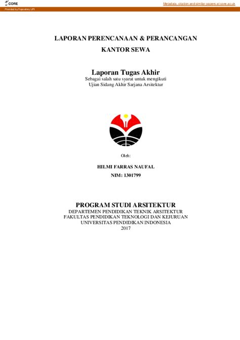 Pdf Laporan Perencanaan And Perancangan Kantor Sewa