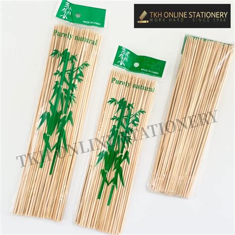 Purely Natural Bamboo Stick Satay Stick Batang Lidi Lok Lok Stick