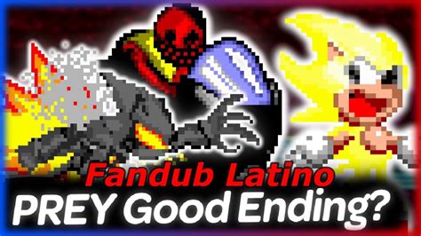 Prey Vs Starved Eggman Good Ending Friday Night Funkin Sonic Exe 3 0 Fandub Español Latino