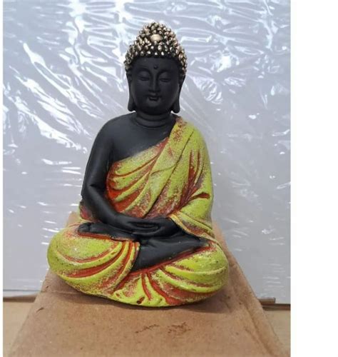 Yellow Polyresin Buddha Statue Home At Rs 499 In Mumbai ID