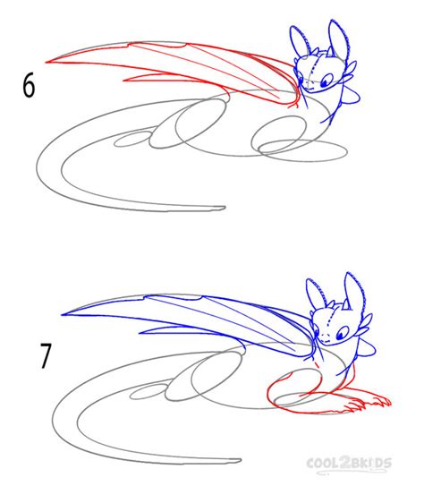 How To Draw Toothless Step By Step Pictures