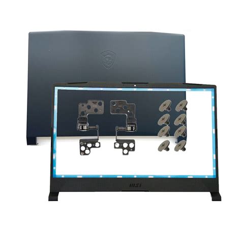 New For Msi Katana Gf Ue Ug Ms Back Cover Bezel Hinges