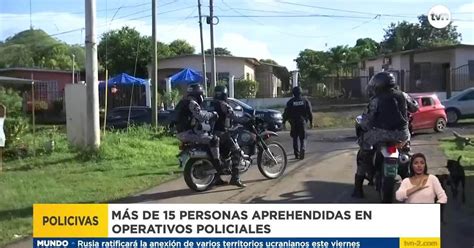 Más De 15 Personas Aprehendidas En Operativos Policiales En Chiriquí Panamá En Minutos