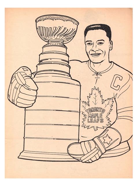 Toronto Maple Leafs Coloring Pages - Learny Kids