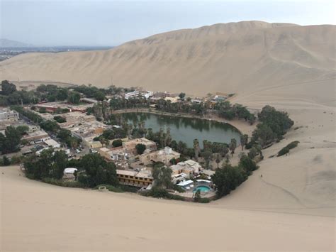 Oasis, Huacachina, Peru - Desert paradise of South America