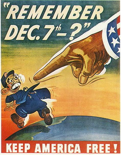 Remember Dec 7th Keep America Free 1942 Propagandaposters