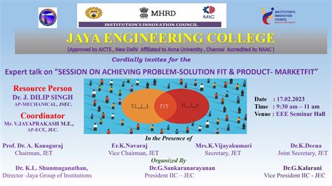 Jaya Engineering College, Top Engineering College, Best Engineering ...