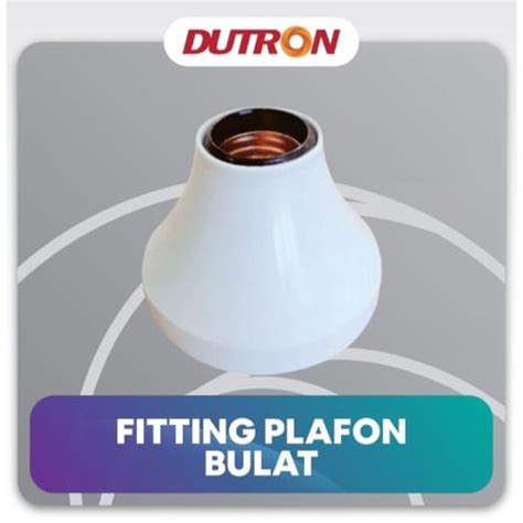 Jual Fitting Plafon Lampu Inch Palfon Dutron Shopee Indonesia