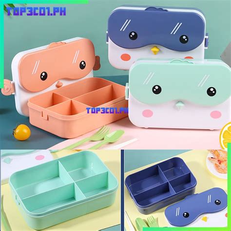 Bento Box For Kids Lunch Box For School Japanese Design Cute Cartoon