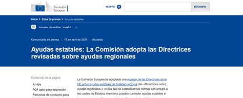 Ayudas Estatales EUROPE DIRECT Bizkaia