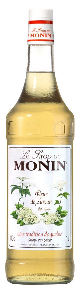 Monin Bezinkov L Elderflower Sirup L Zanzibarshop