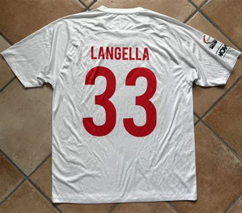 MAGLIA RIMINI LANGELLA 33 Serie C 2023 2024 Match Worn Preparata