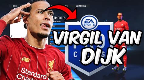 FIFA 23 VIRTUAL PRO LOOKALIKE TUTORIAL Virgil Van Dijk YouTube