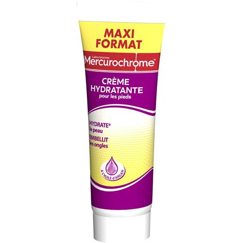 Crème hydratante pour les pieds Mercurochrome Intermarché