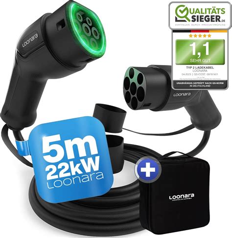 Loonara Typ Ladekabel Kw M Mit Tasche F R E Hybrid E Auto Mit