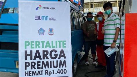 Foto Pertamina Lanjutkan Program Pertalite Seharga Premium Di Kota Ini