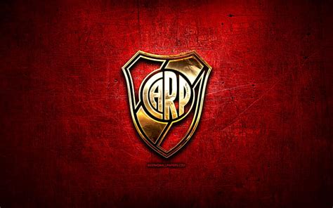 River plate fc logo dorado primera división argentina abstracto rojo