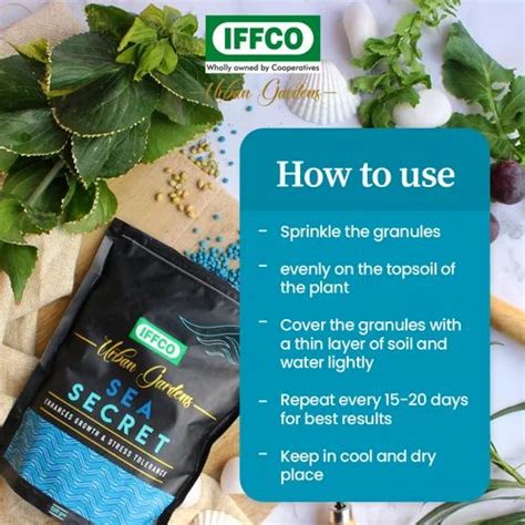 Bio Tech Grade Packaging Size 500gm IFFCO Urban Gardens Sea Secret