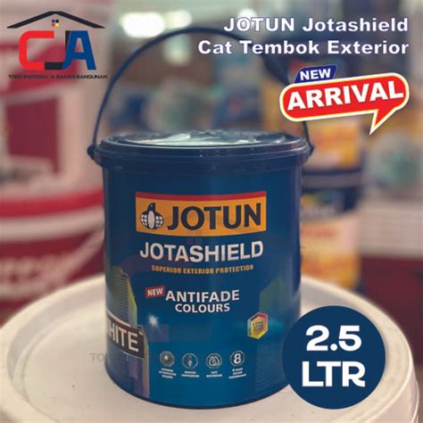 Jual JOTUN JOTASHIELD ANTIFADE COLOURS Cat Tembok Exterior Putih 2 5L