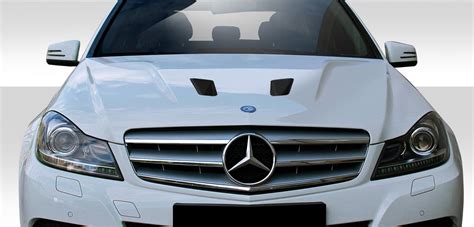 Mercedes C Class W Duraflex Black Series Look Hood Pc