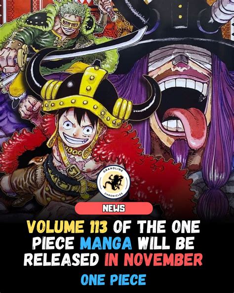 One Piece Moments | Shueisha has listed Volume 113 of the One Piece