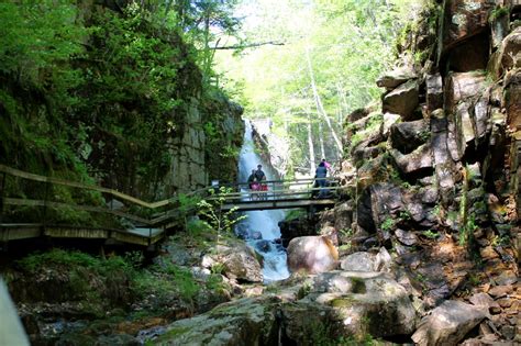 Flume Gorge In Franconia Notch State Park - State by State Travel