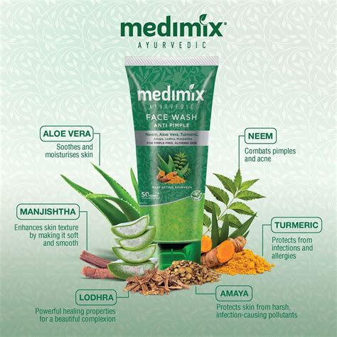 Buy Medimix Ayurvedic Anti Pimple Face Wash Ml Online Get Upto