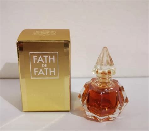 Miniature Parfum Fath De Fath Eau De Toilette Ml Plein Ancien Rare Eur