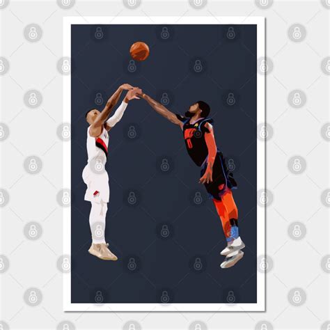 Damian Lillard Buzzer Beater vs OKC by qiangdade | Art prints, Damian ...