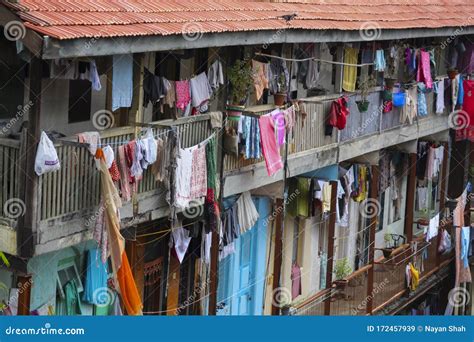 Mumbai Chawl houses stock image. Image of houses, small - 172457939