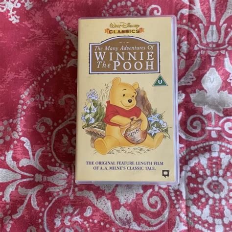 The Many Adventures Of Winnie The Pooh Vhs Video Walt Disney Feature