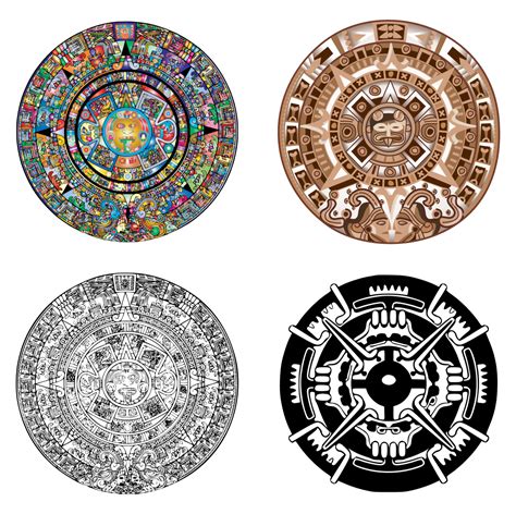 Aztec Calendar SVG MasterBundles