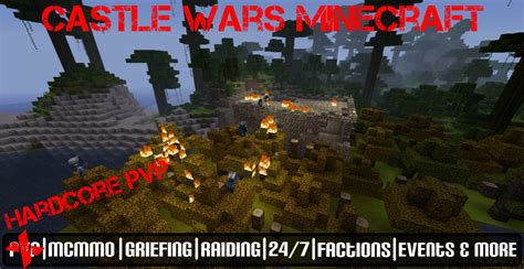 Castle Wars Minecraft Factions Hardcore Pvp Griefing Raiding