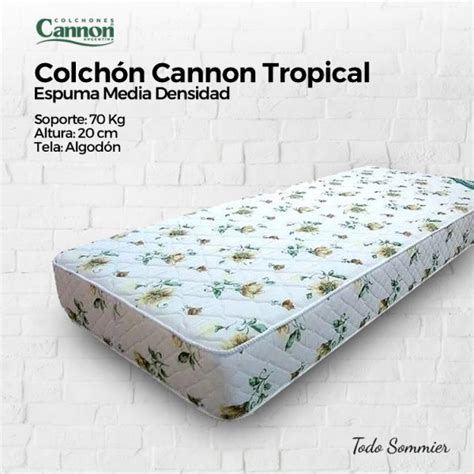 Colch N De Espumacannon Tropical Plaza Para Kg