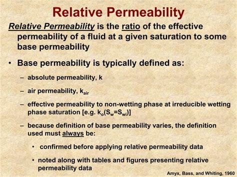 Effective And Relative Permeability Ppt