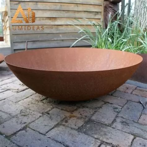 Corten Steel Fire Pit Bowl Alumideas