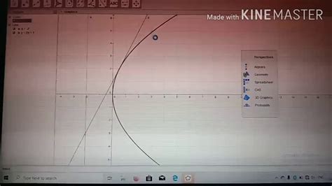 Membuat Grafik Parabola Menggunakan Geogebra Youtube