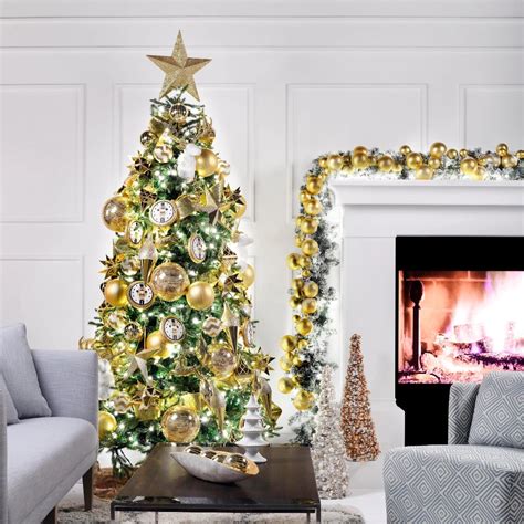 Glittering Gold Christmas Decorations | Irony Home – ironyhome